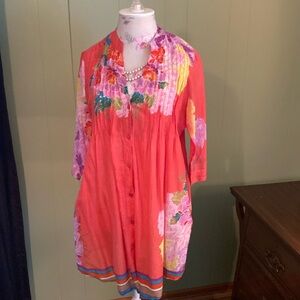 Beautiful Sundance Cotton top or swim coverup.